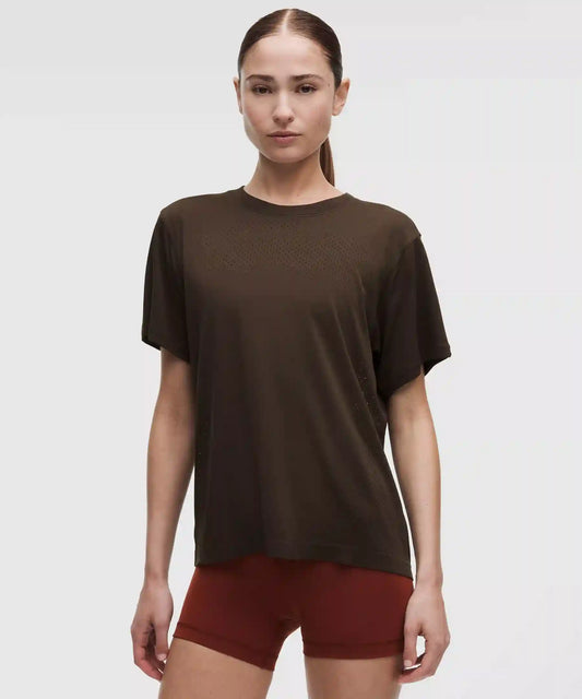 Swiftly Relaxed Short-Sleeve Shirt Hip Length *Logo
