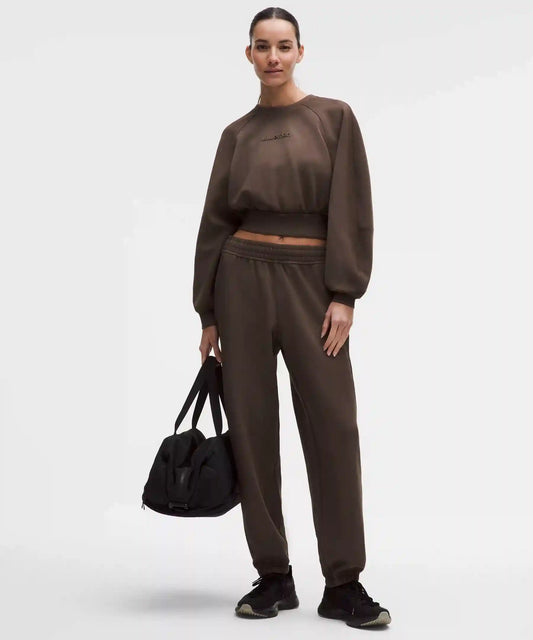 Smooth Spacer Cropped Pullover *Wash