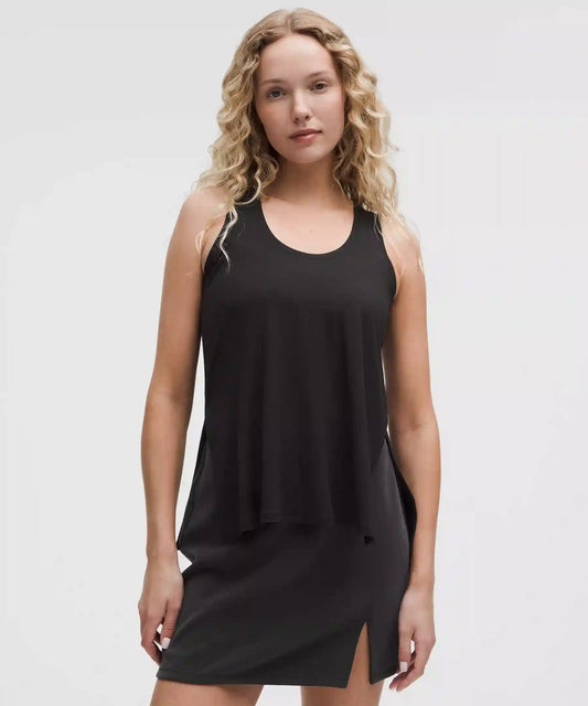 SilkyAppeal Side-Slit Tank Top