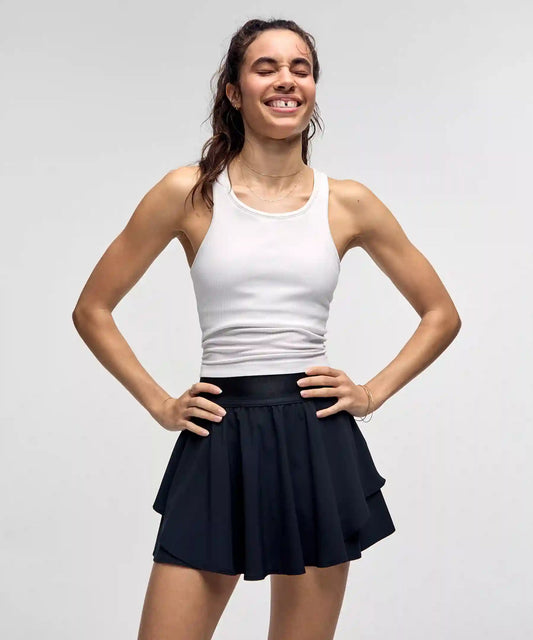 Ebb to Street Cropped Racerback Tank Top *Light Support, B/C Cup