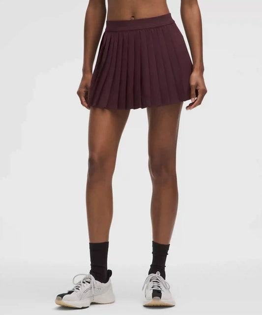High-Rise Pleated Tennis Skirt