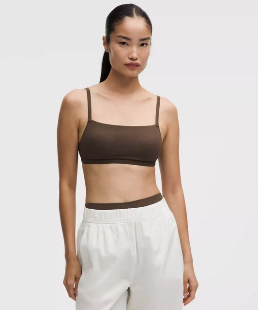 Ribbed Cami-Strap Bra *Light Support, B/C Cup