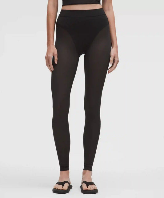 Nulu High-Rise Mesh-Leg Tight 28"
