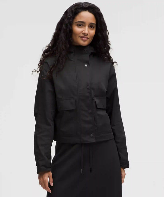 Cropped Utility Windbreaker