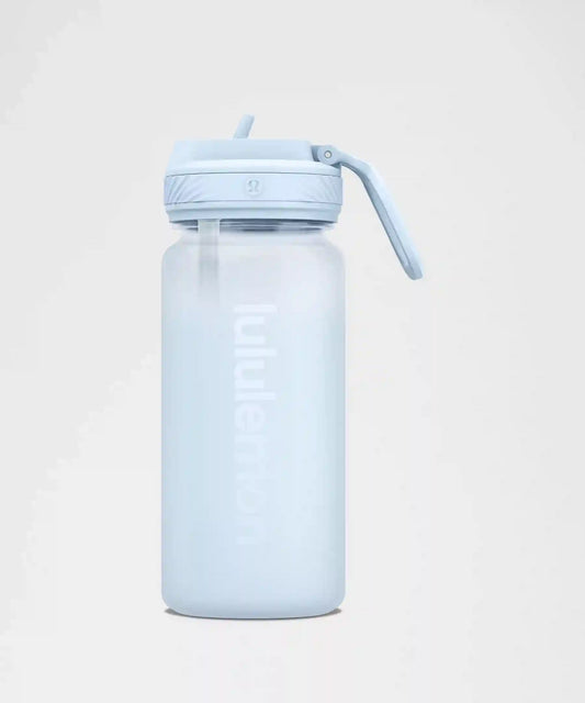 Back to Life Clear Bottle 18oz Straw Lid *Frosted