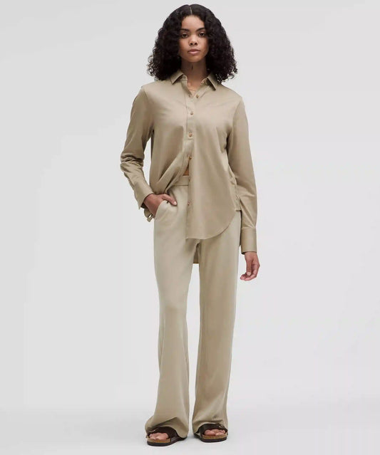 Softstreme High-Rise Wide-Leg Pique Pant *Regular