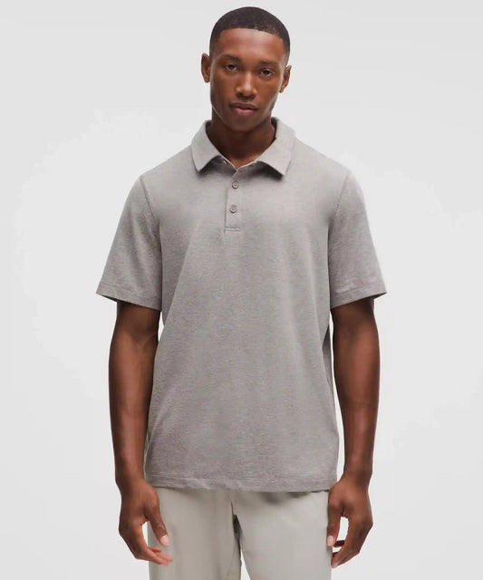 Soft Jersey Short-Sleeve Polo Shirt
