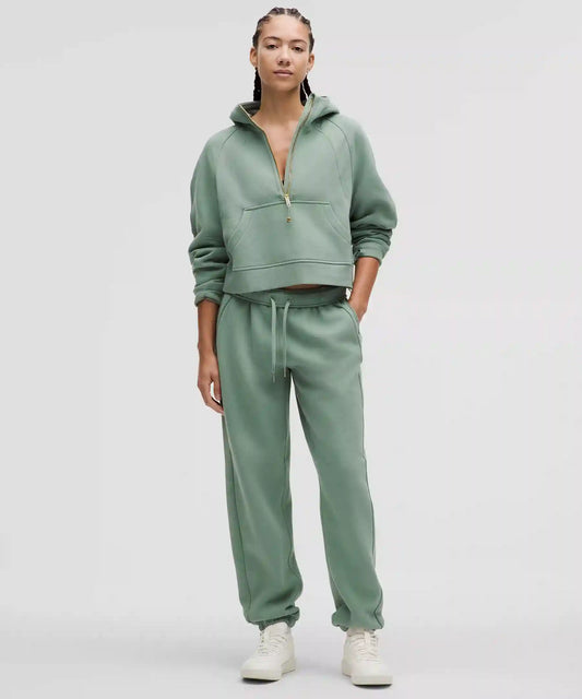 Scuba Oversized Half-Zip Hoodie