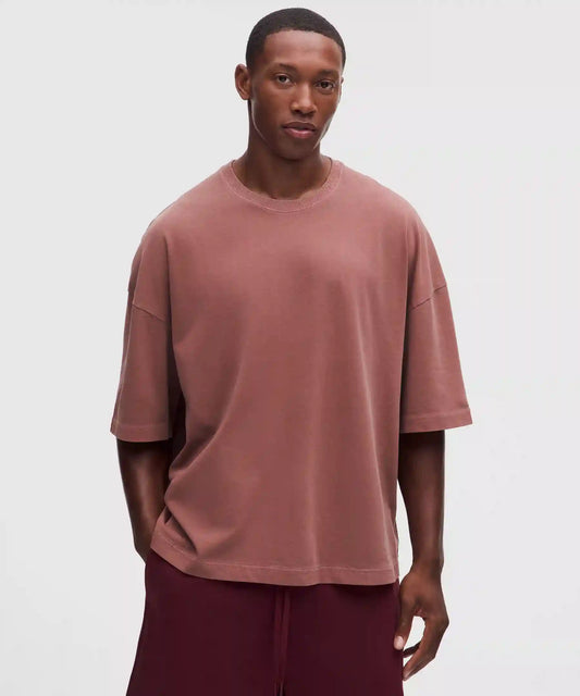 Heavyweight Cotton Jersey Boxy T-Shirt *Wash