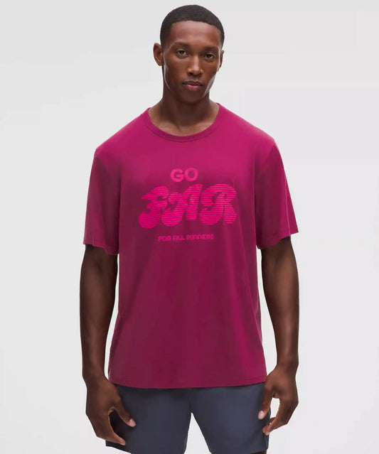 Mile Maker Mesh Short-Sleeve Shirt *Run Graphic