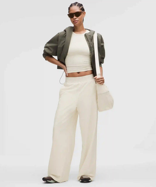 Swift High-Rise Wide-Leg Pant *Logo Waistband