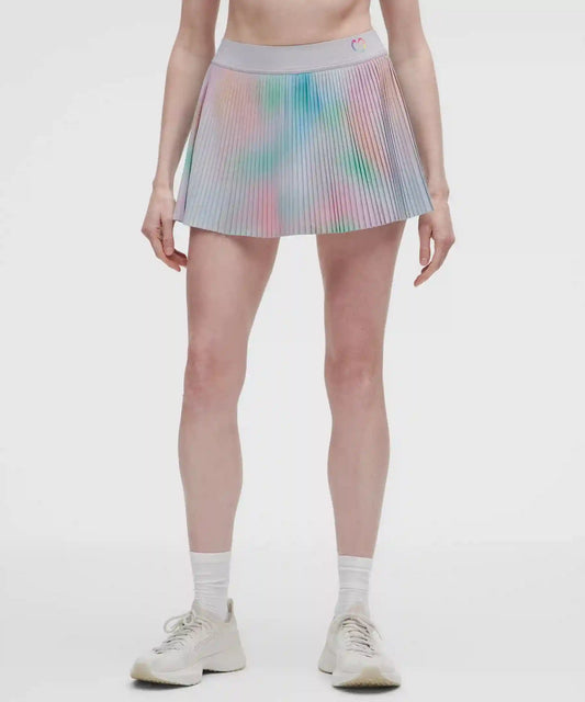 RePleat High-Rise Pleated Tennis Skirt *Pride