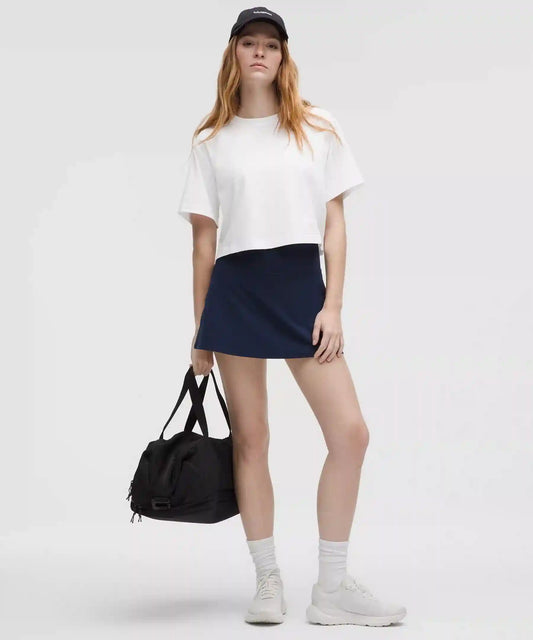 All Yours Organic Cotton-Blend Cropped T-Shirt