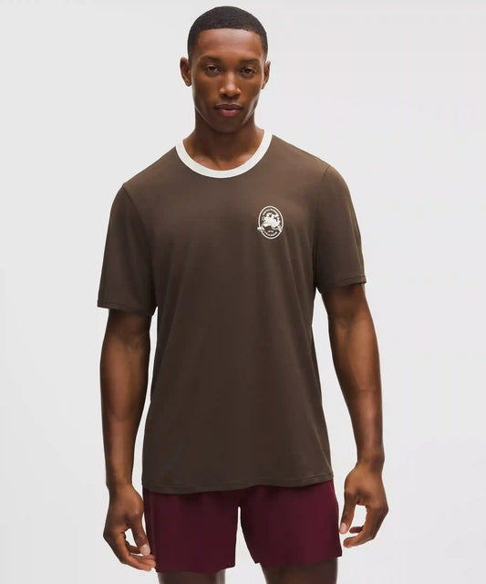 Fast and Free Perforated Stripe T-Shirt *Run Crew 1998