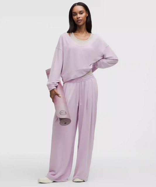 BeCalm Scoop-Neck Pullover