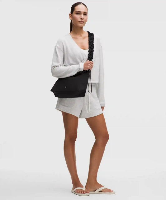 Convertible Ruched Strap Crossbody Bag 6.5L