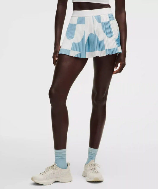 RePleat High-Rise Pleated Tennis Skirt *Contrast