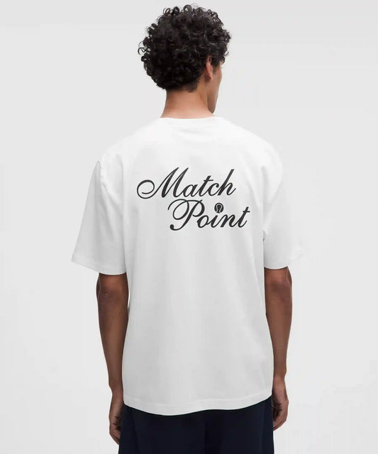 Heavyweight Cotton Jersey T-Shirt *Tennis Graphic
