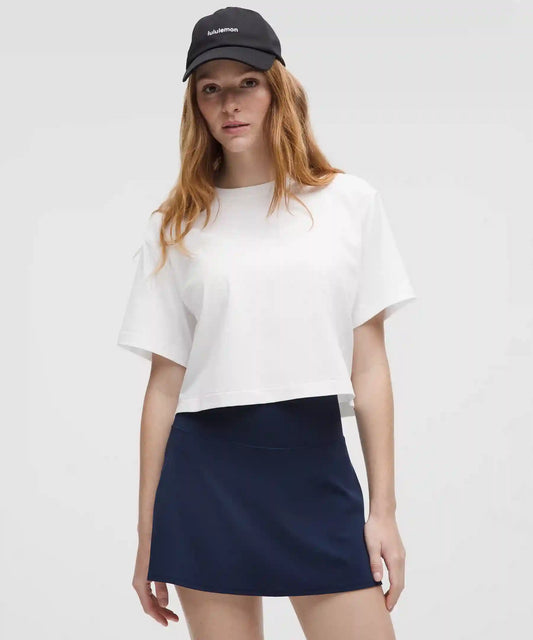All Yours Organic Cotton-Blend Cropped T-Shirt