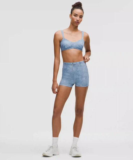 Everlux Denim-Print Short 3" *Denim Dreams Set