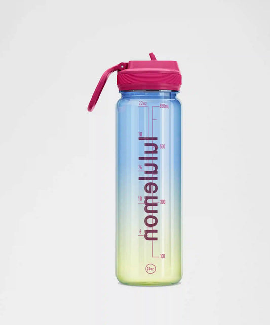 Back to Life Clear Bottle 24oz *Straw Lid