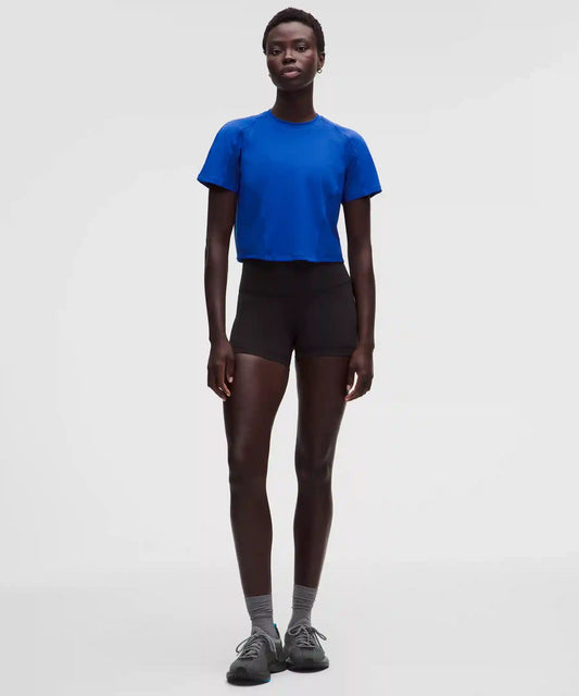 Mesh Panel Training Short-Sleeve Shirt