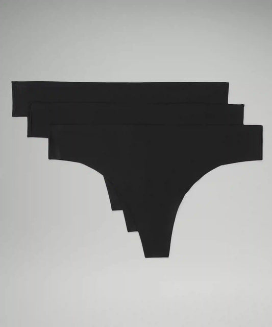 InvisiWear Mid-Rise Thong Underwear *3 Pack