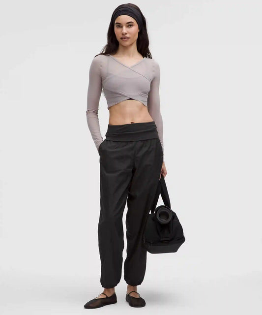 Lightweight Foldover-Waist Jogger