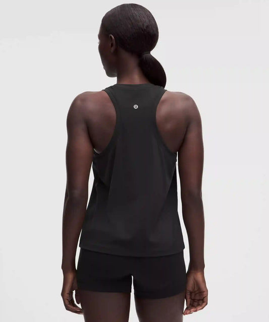 Silky High-Neck Yoga Tank Top
