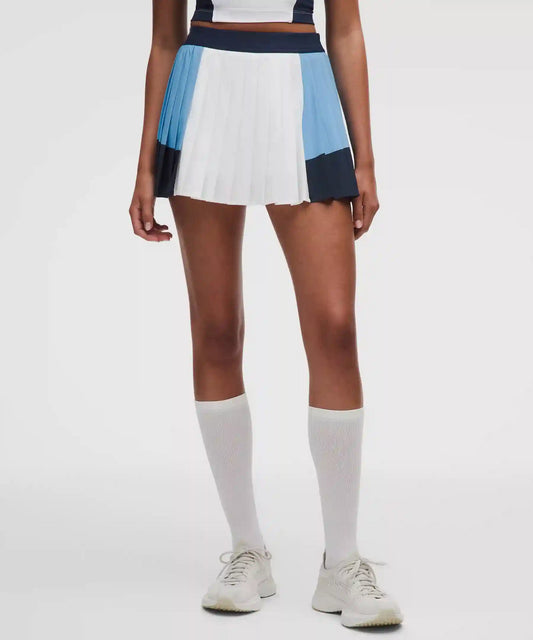 Court Champ Pleated High-Rise Tennis Skirt