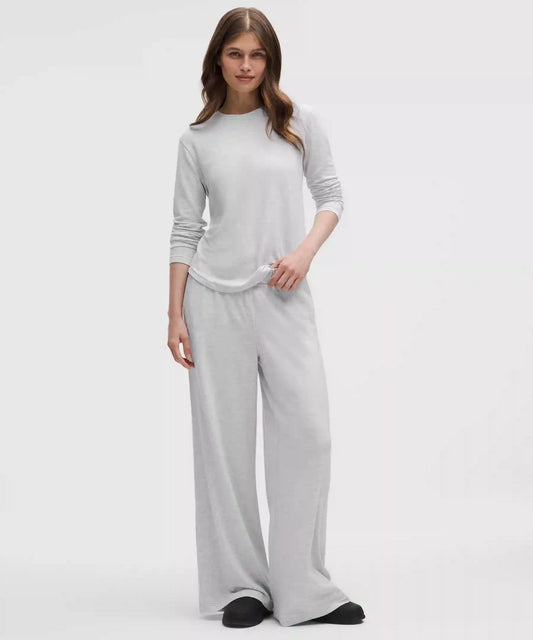 BeCalm Mid-Rise Wide-Leg Pant