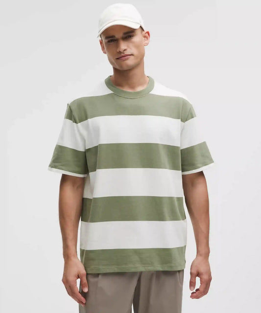Heavyweight Cotton Jersey T-Shirt *Stripe
