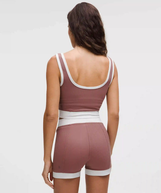 Ribbed Nulu Cropped Tank Top