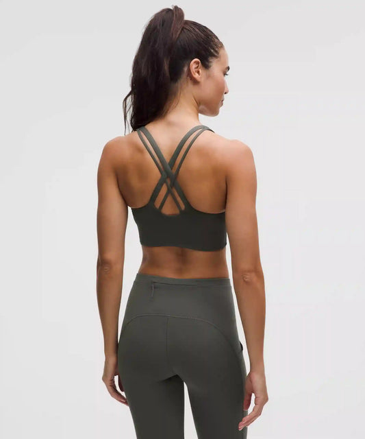 lululemon Energy Longline Bra Medium Support, B–D Cups Evolve *Move in Nature