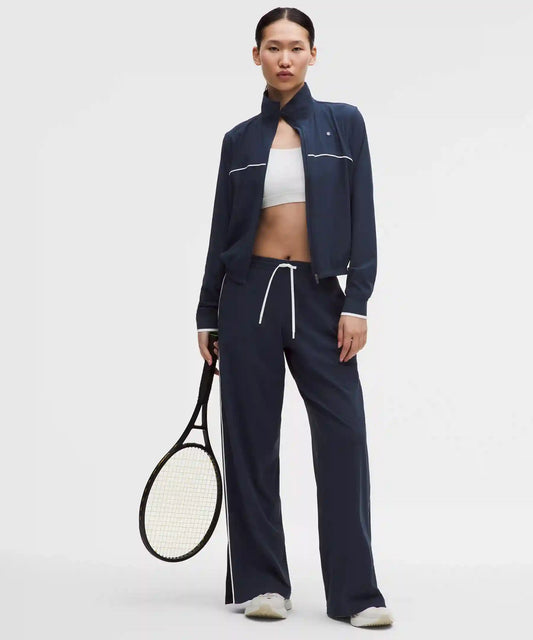 Court Rival Wide-Leg Track Pant Regular *Contrast Drawcord