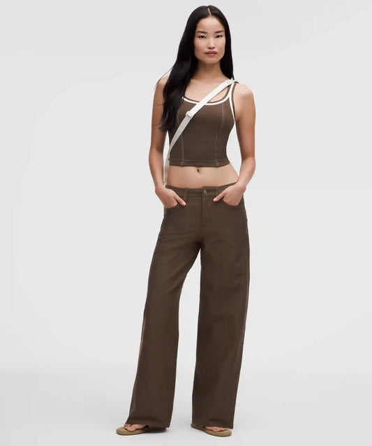 EasyFive Low-Rise Classic Wide-Leg Pant *Tall