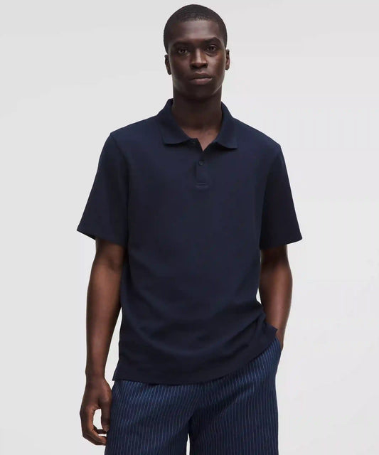Cotton Pique Short-Sleeve Polo Shirt