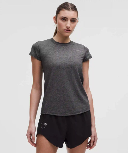 Mile Maker Run Crew Graphic Mesh Short-Sleeve Shirt