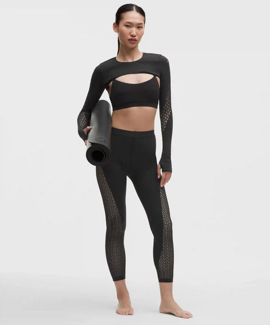 RevealKnit Interlace Long-Sleeve Shrug