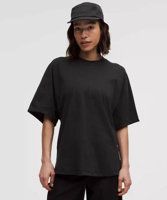 Cotton Jersey Oversized Dolman Tee *Stitch Detail