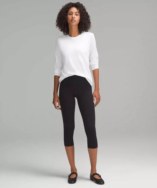 Organic Cotton Crewneck Long-Sleeve Shirt