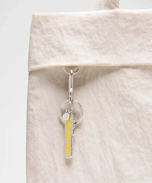 lululemon Metal Keychain