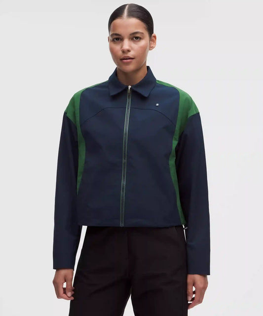 Collared Panelled Golf Jacket