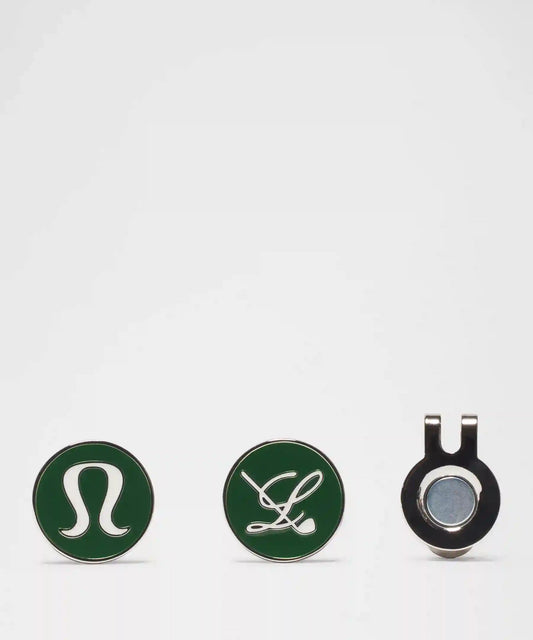 Golf Ball Markers with Hat Clip *2 Pack