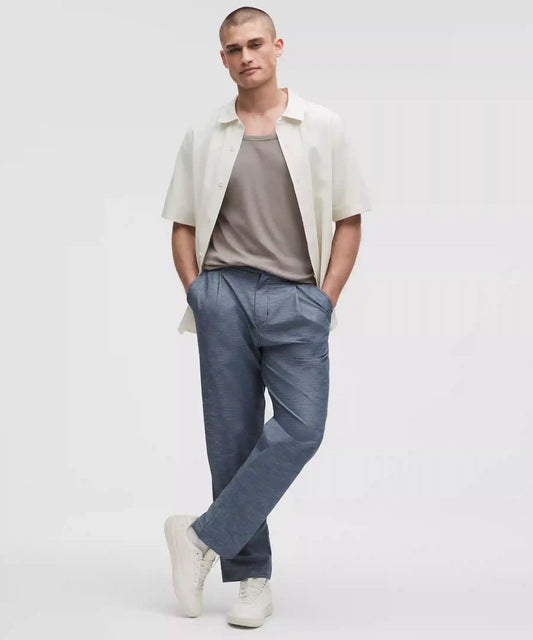 LuluLinen Pleated Trouser *Regular