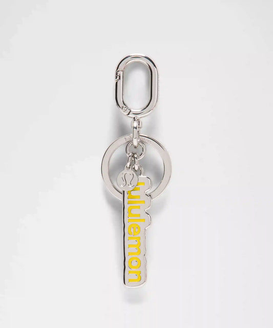 lululemon Metal Keychain