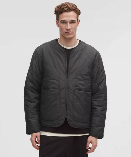 Diamond-Quilted Liner Jacket