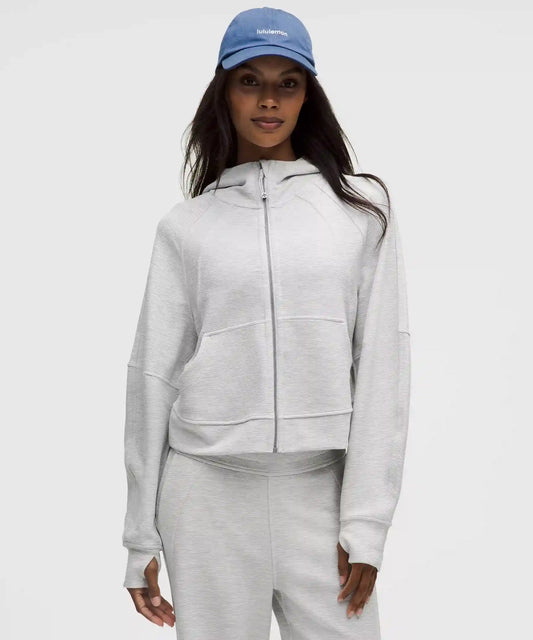 Scuba Oversized Full-Zip Hoodie *Waffle